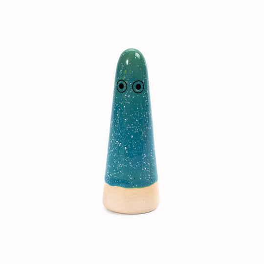 Ghost | Ceramic Figurine | Green Hues