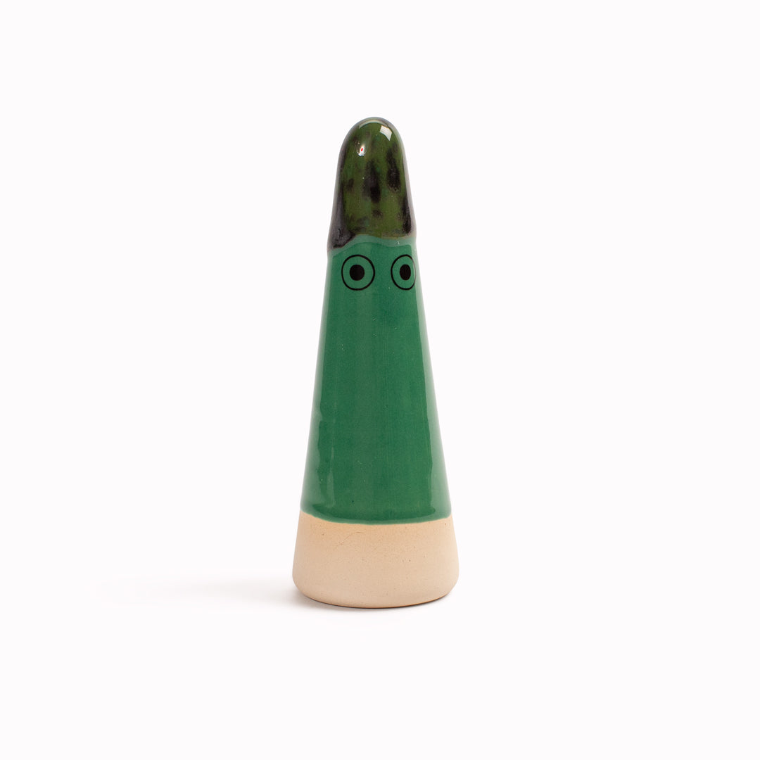 Ghost | Ceramic Figurine | Green Hues