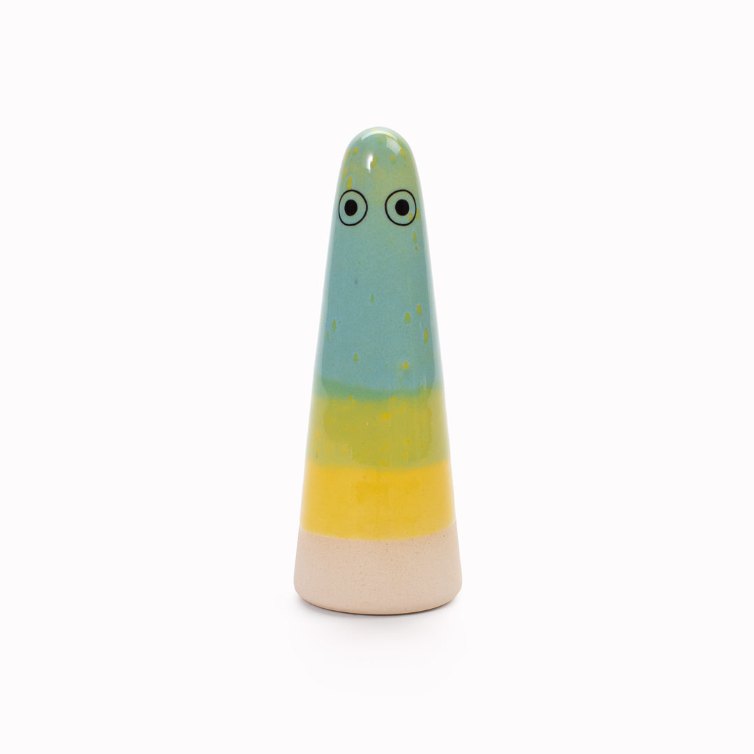 Meet the iconic hand glazed, ceramic Ghost - a personality laden decorative object from Studio Arhoj!