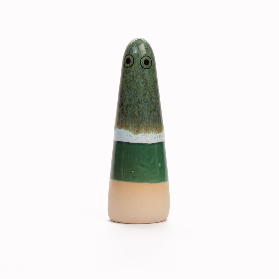 Ghost | Ceramic Figurine | Green Hues