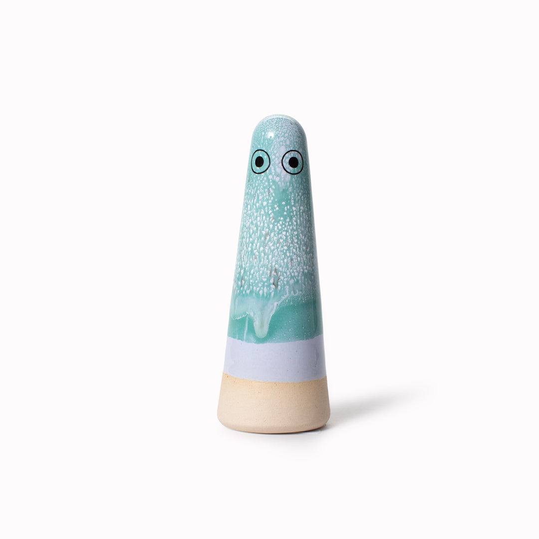 Ghost | Ceramic Figurine | Green Hues