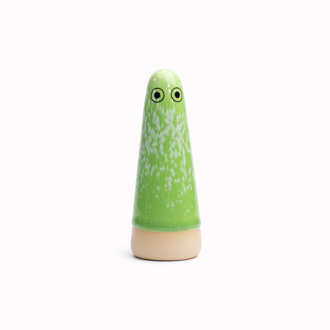 Meet the iconic hand glazed, ceramic Ghost - a personality laden decorative object from Studio Arhoj!