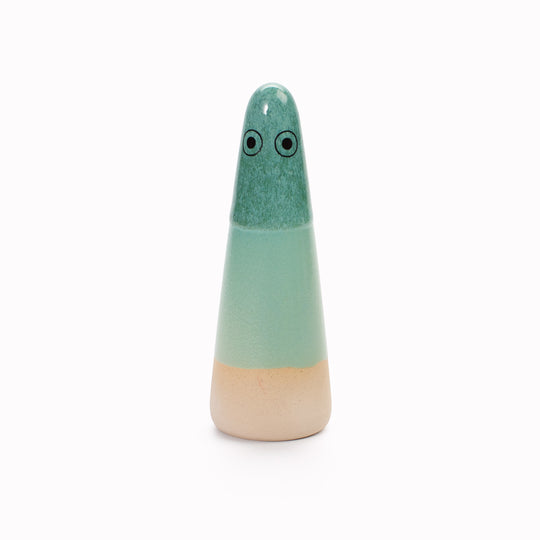 Ghost | Ceramic Figurine | Green Hues
