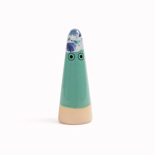 Ghost | Ceramic Figurine | Green Hues