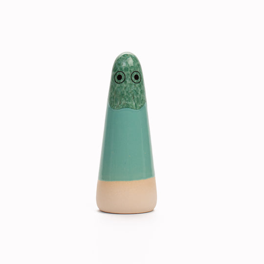 Ghost | Ceramic Figurine | Green Hues