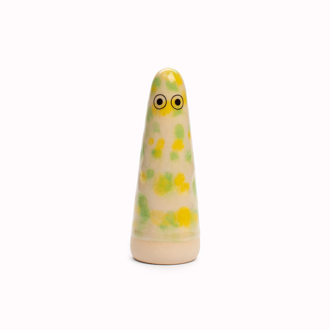 Meet the iconic hand glazed, ceramic Ghost - a personality laden decorative object from Studio Arhoj!