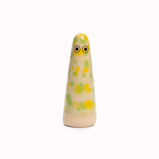 Meet the iconic hand glazed, ceramic Ghost - a personality laden decorative object from Studio Arhoj!