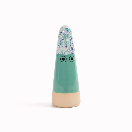 Ghost | Ceramic Figurine | Green Hues