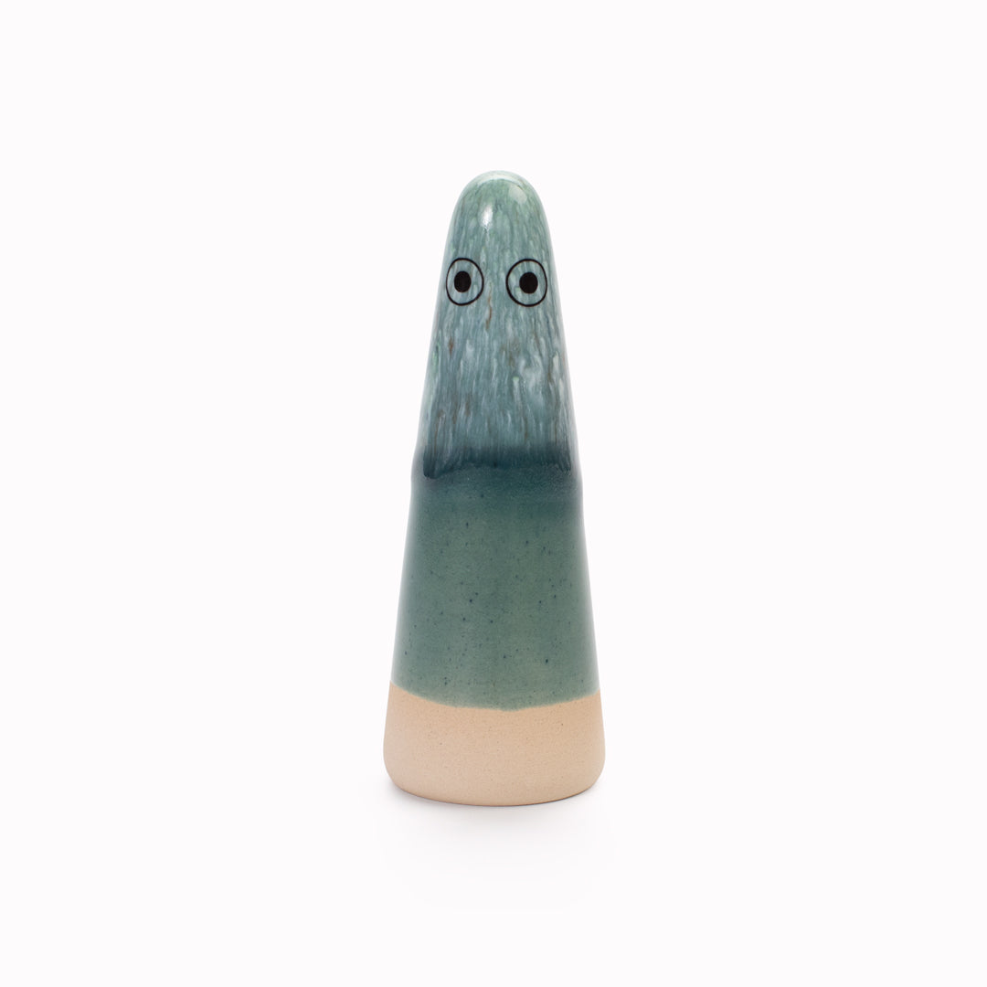 Ghost | Ceramic Figurine | Green Hues