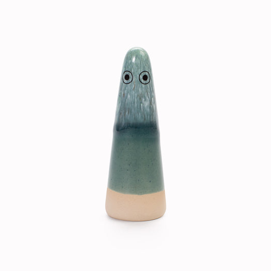 Ghost | Ceramic Figurine | Green Hues