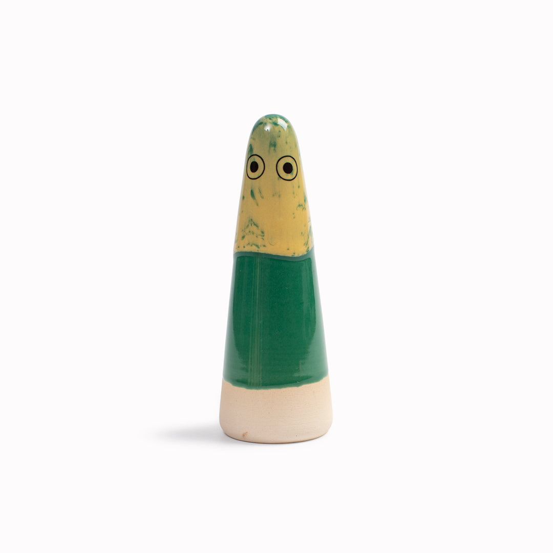 Meet the iconic hand glazed, ceramic Ghost - a personality laden decorative object from Studio Arhoj Like much of Anders Arhoj's creations, these are inspired by Japanese ceramics but with a Scandinavian twist