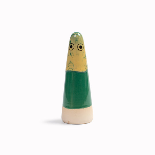 Meet the iconic hand glazed, ceramic Ghost - a personality laden decorative object from Studio Arhoj Like much of Anders Arhoj's creations, these are inspired by Japanese ceramics but with a Scandinavian twist