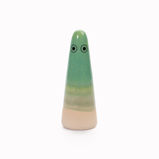 Ghost | Ceramic Figurine | Green Hues