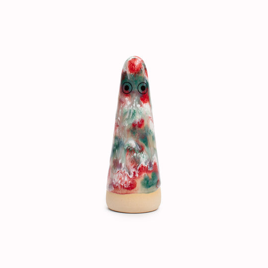 Meet the iconic hand glazed, ceramic Ghost - a personality laden decorative object from Studio Arhoj!