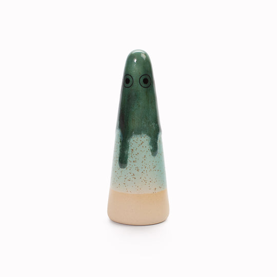 Ghost | Ceramic Figurine | Green Hues