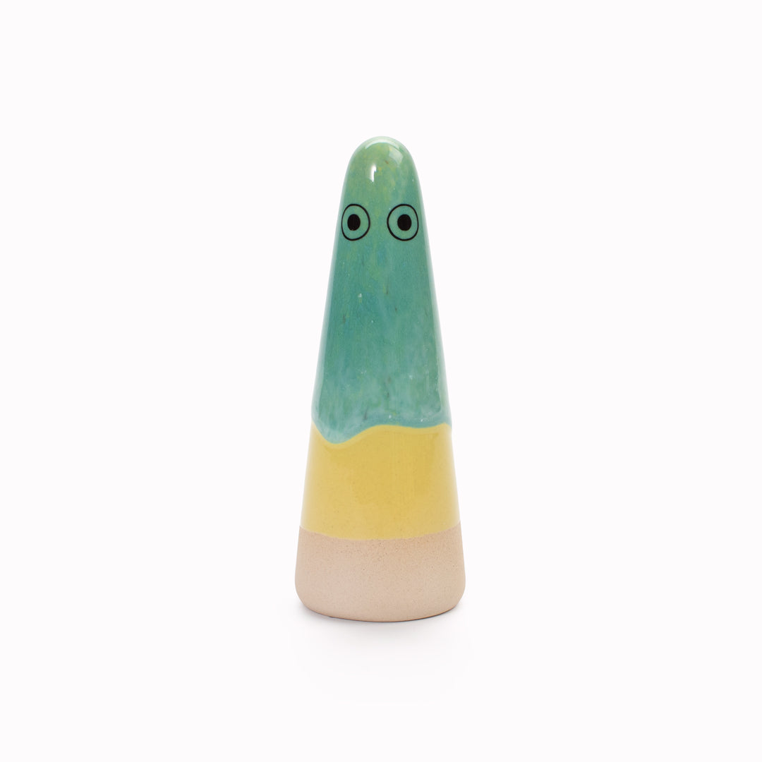 Ghost | Ceramic Figurine | Green Hues