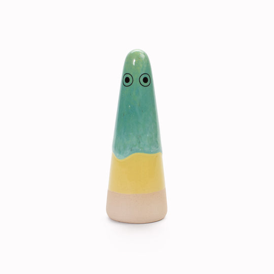 Ghost | Ceramic Figurine | Green Hues