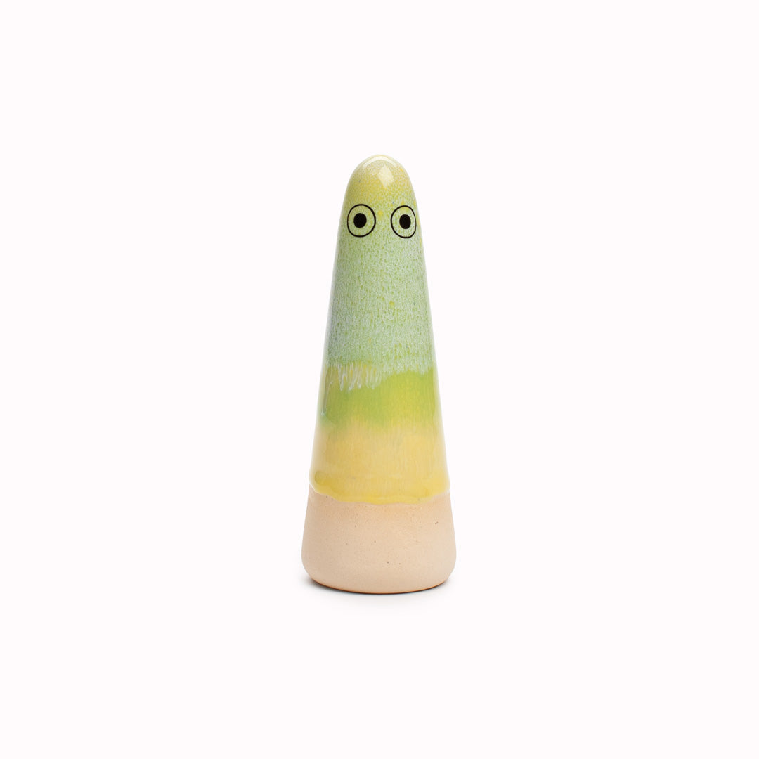 Meet the iconic hand glazed, ceramic Ghost - a personality laden decorative object from Studio Arhoj!