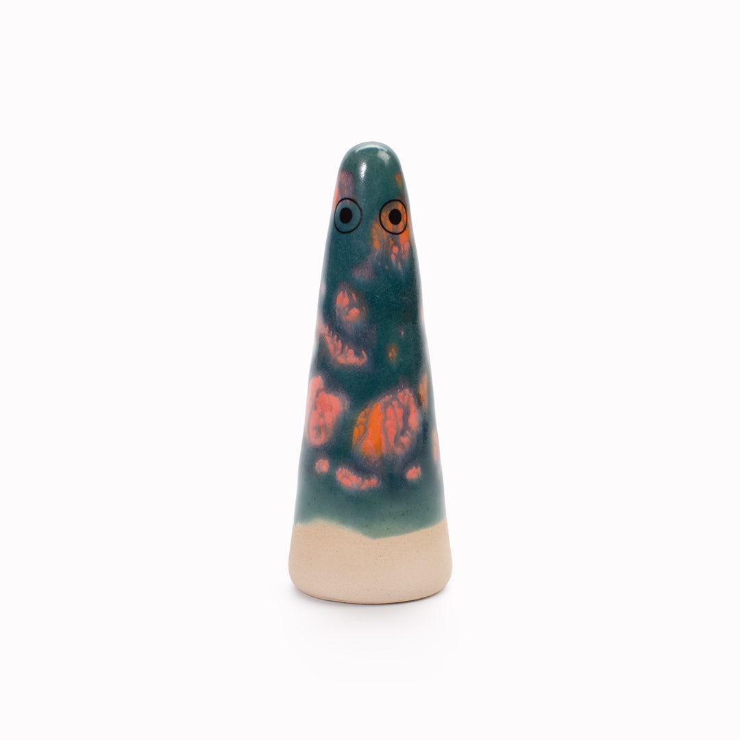 Ghost | Ceramic Figurine | Green Hues
