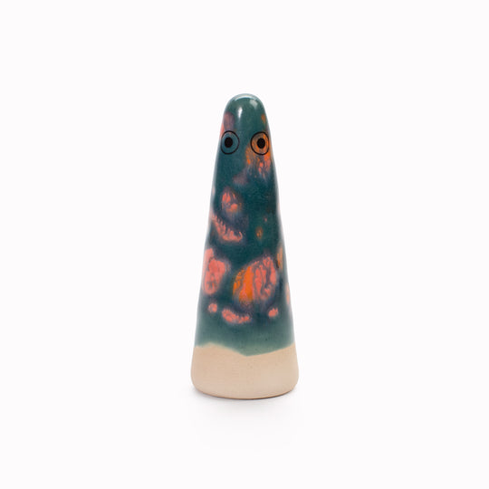 Ghost | Ceramic Figurine | Green Hues