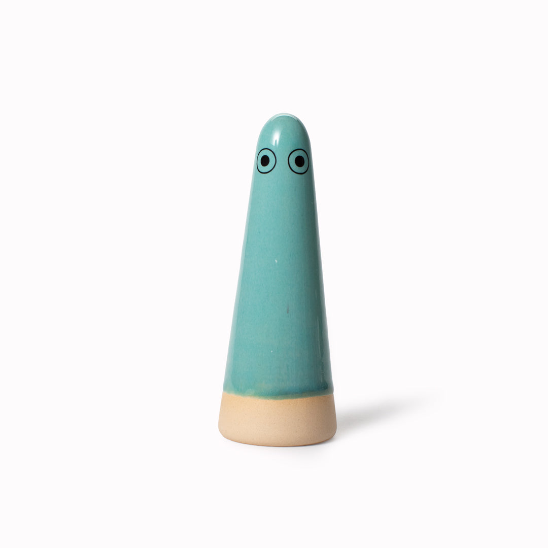 Ghost | Ceramic Figurine | Green Hues