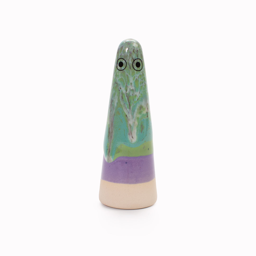 Ghost | Ceramic Figurine | Green Hues