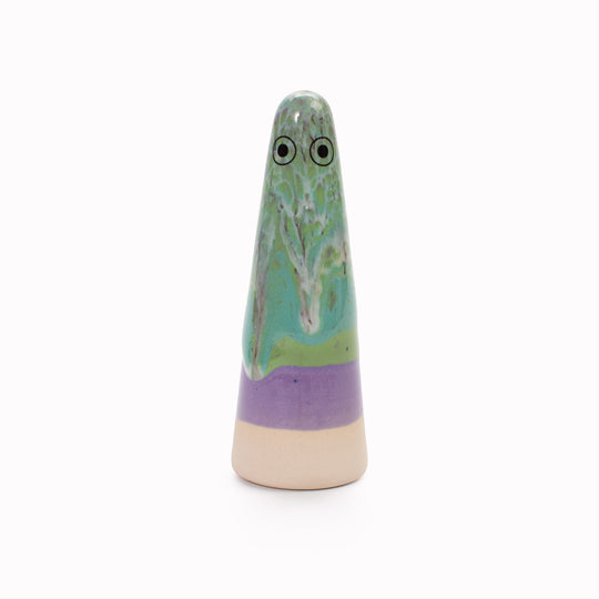 Ghost | Ceramic Figurine | Green Hues