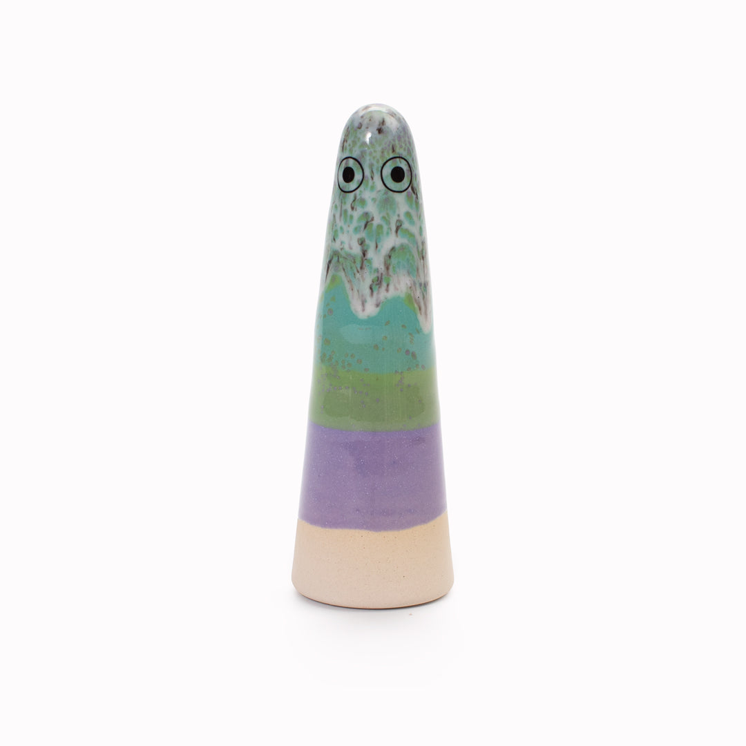 Ghost | Ceramic Figurine | Green Hues