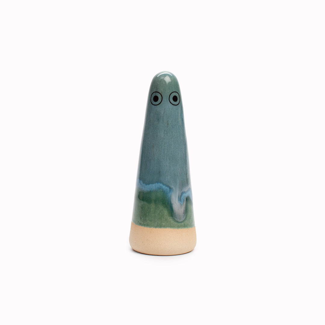 Meet the iconic hand glazed, ceramic Ghost - a personality laden decorative object from Studio Arhoj!