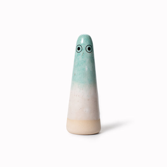 Ghost | Ceramic Figurine | Green Hues