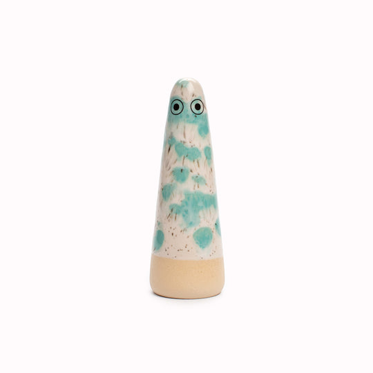 Meet the iconic hand glazed, ceramic Ghost - a personality laden decorative object from Studio Arhoj!