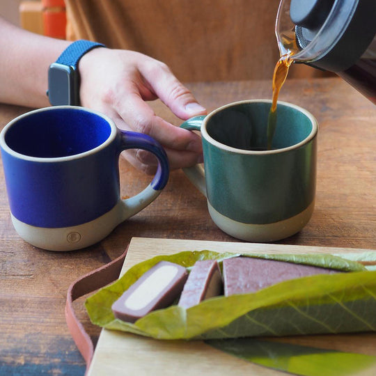 Bricks Mug | Matt + Green | 350ml