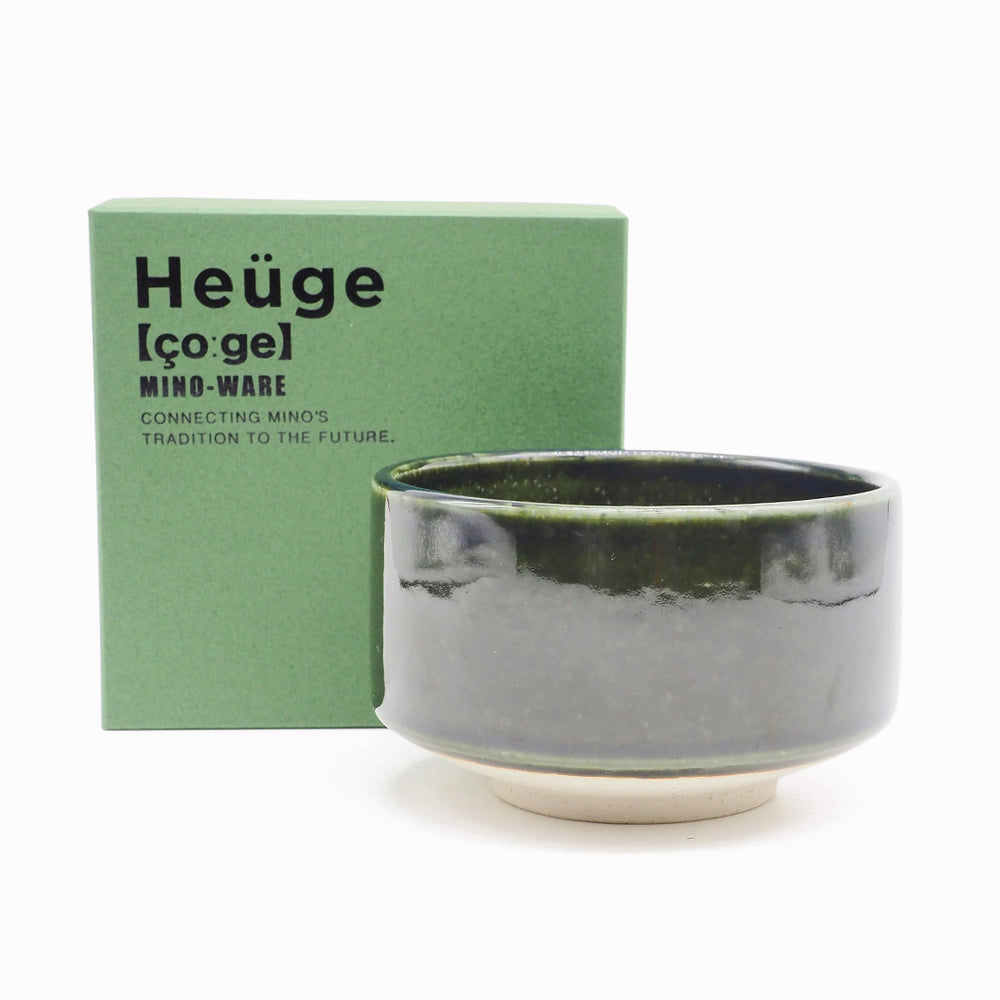 Heuge Matcha Bowl | Dark Green | D. 11.2cm