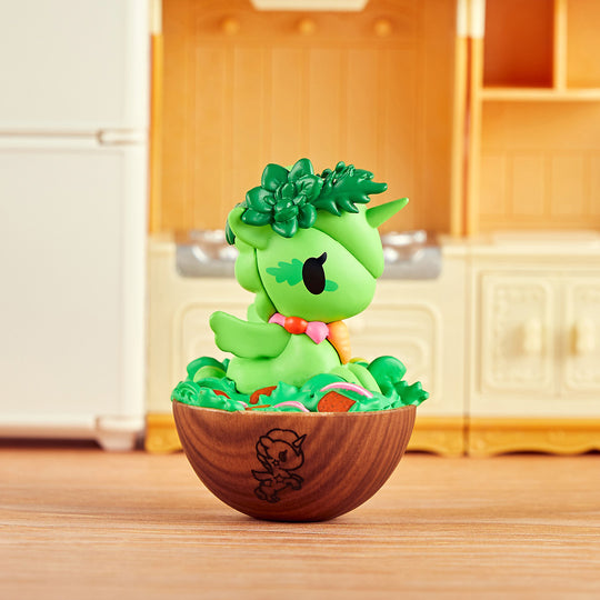Green goddess Lifestyle - Delicious Unicorno Blind Box Series 2, featuring Unicornos with your favorite tasty foods like ramen, tacos, spaghetti, and more!
