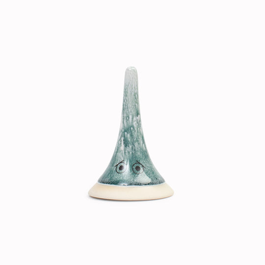 Meet Yoko! Yoko is a wide bottomed, skinny, hand glazed ceramic figurine created as a close relative of the classic Arhoj Ghost. The Familia, including Yoko is a continuation of the playful decorative object series from Studio Arhoj.