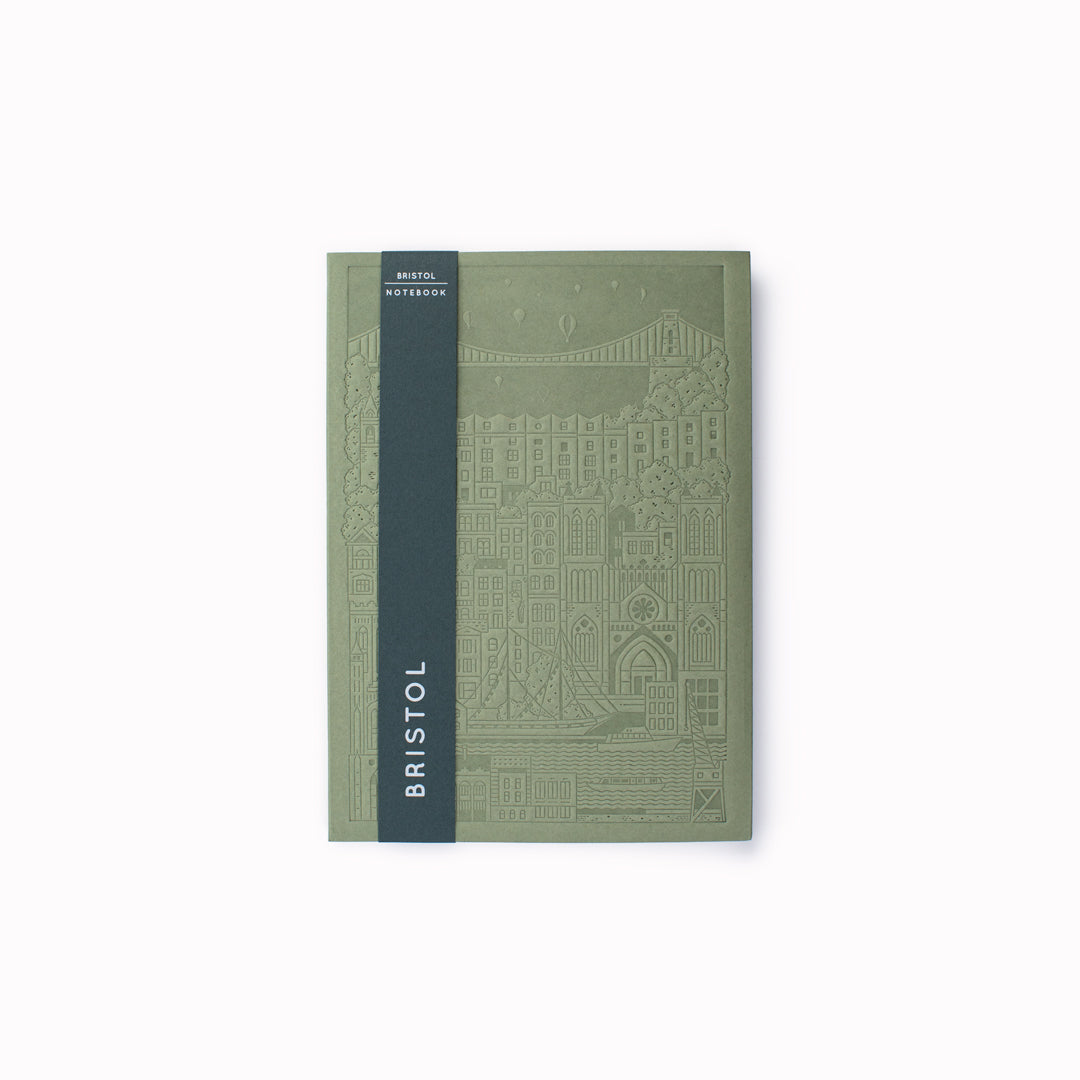 Plain paper Bristol notebook commissioned by USTUDIO from Austrian stationery brand, City Works.