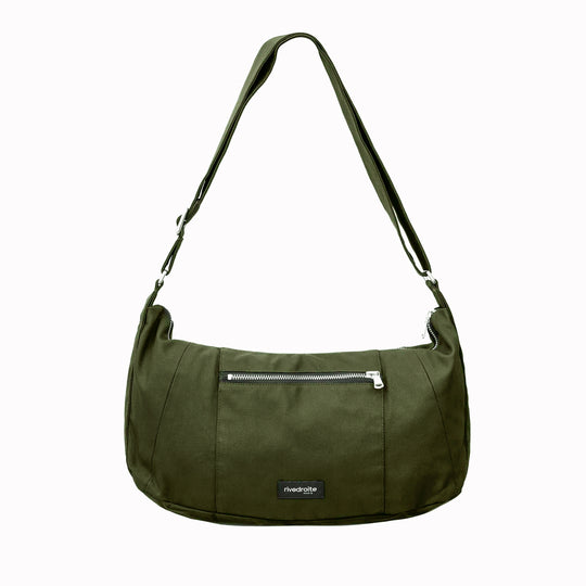 The Mini Charlot is a compact shoulder bag large enough for all your daily essentials. For AW26 the bag is made from a 100% organic cotton canvas fabric with a water resistant coating