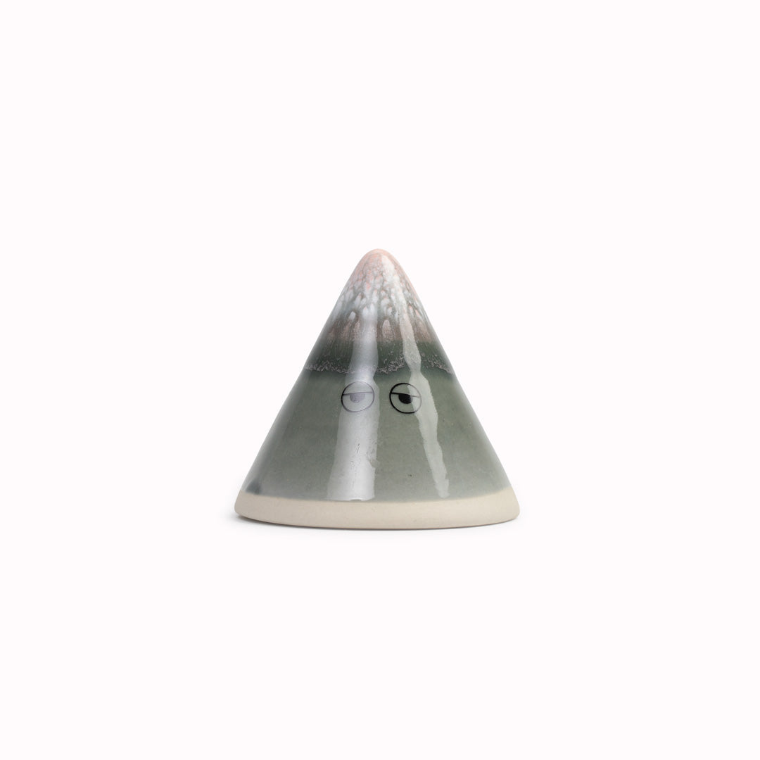 Meet Fuji!&nbsp;Fuji is a&nbsp;cone mountain shaped, hand glazed ceramic&nbsp;figurine&nbsp;created as a close relative of the classic Arhoj Ghost.