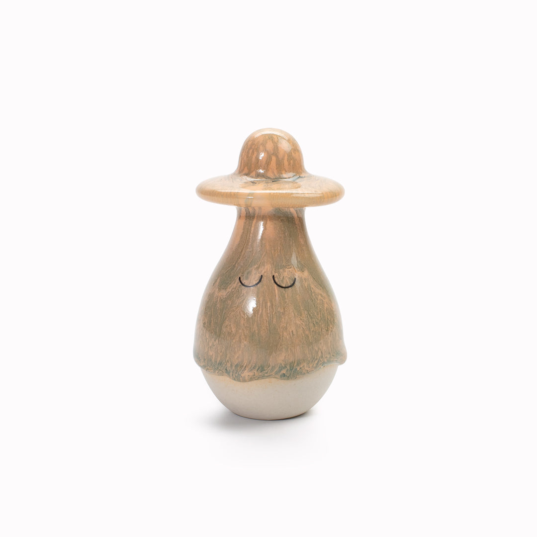 Meet Washi!&nbsp;Washi is a&nbsp;pear shaped, hat wearing, hand glazed ceramic&nbsp;figurine&nbsp;created as a close relative of the classic Arhoj Ghost.