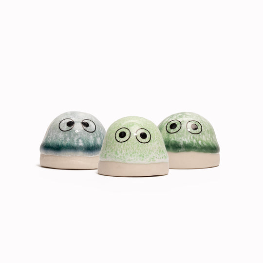 Arhoj Familia Dot | Ceramic Figurine | Greens