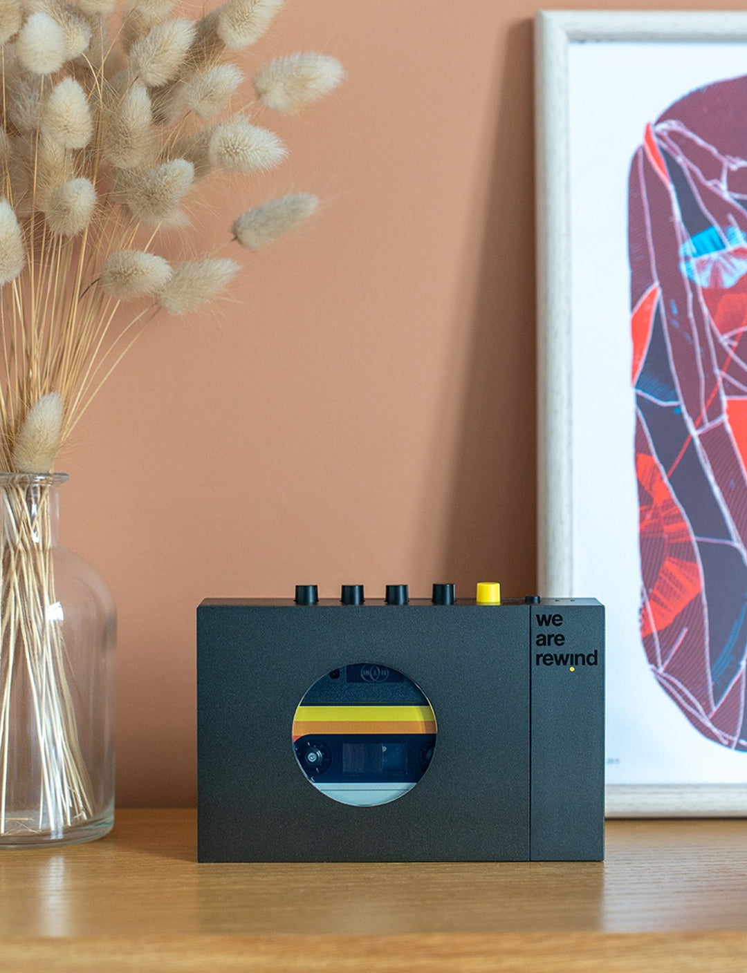 WE-001 | Bluetooth Cassette Player | Grey