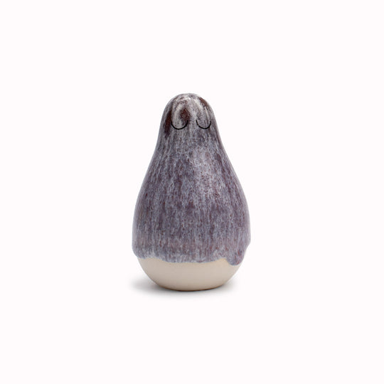 Meet Mini Kayo! Mini Kayo is a pear shaped, hand glazed ceramic figurine created as a close relative of the classic Arhoj Ghost.