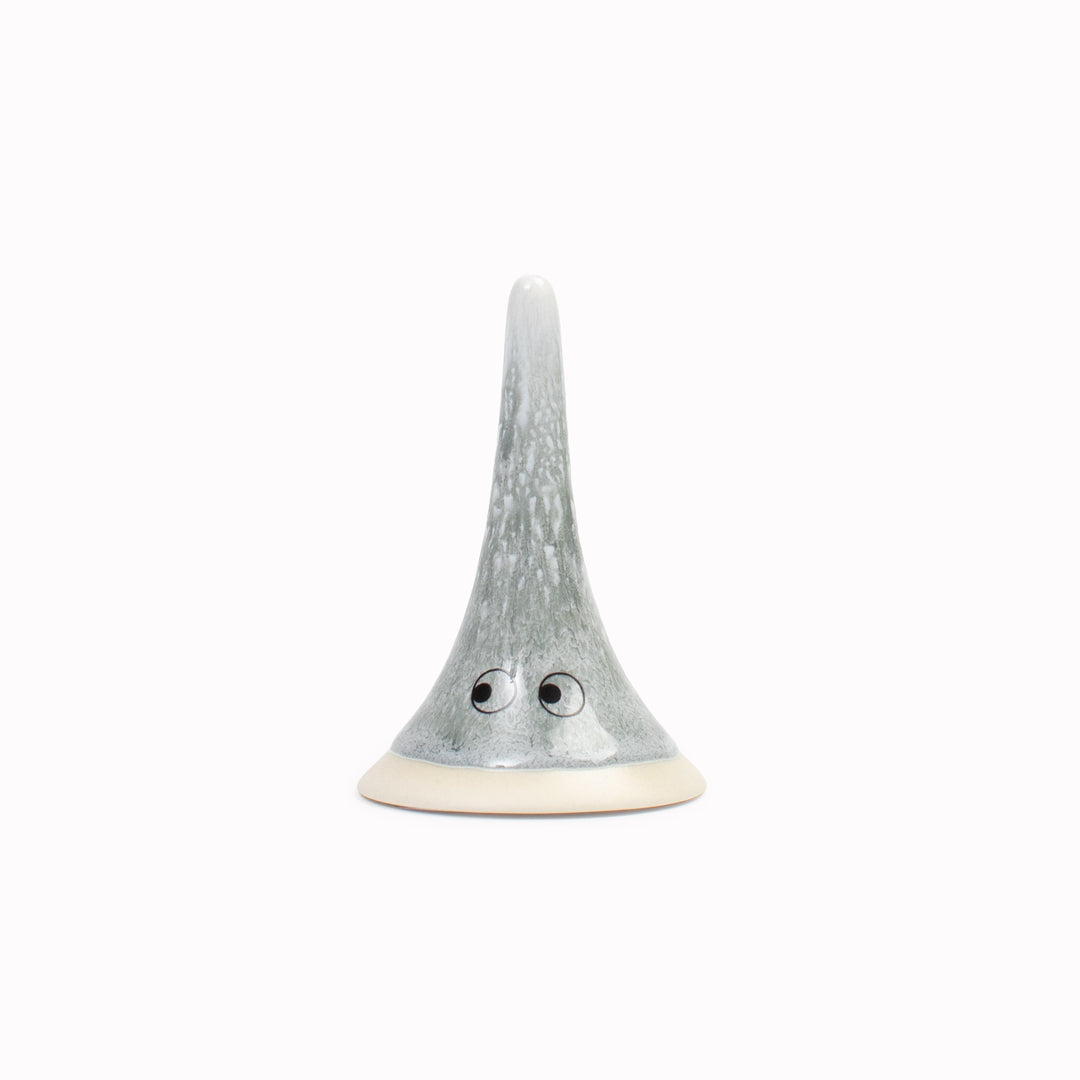 Meet Yoko! Yoko is a wide bottomed, skinny, hand glazed ceramic figurine created as a close relative of the classic Arhoj Ghost. The Familia, including Yoko is a continuation of the playful decorative object series from Studio Arhoj.