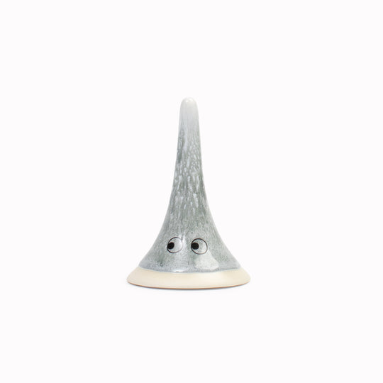 Meet Yoko! Yoko is a wide bottomed, skinny, hand glazed ceramic figurine created as a close relative of the classic Arhoj Ghost. The Familia, including Yoko is a continuation of the playful decorative object series from Studio Arhoj.