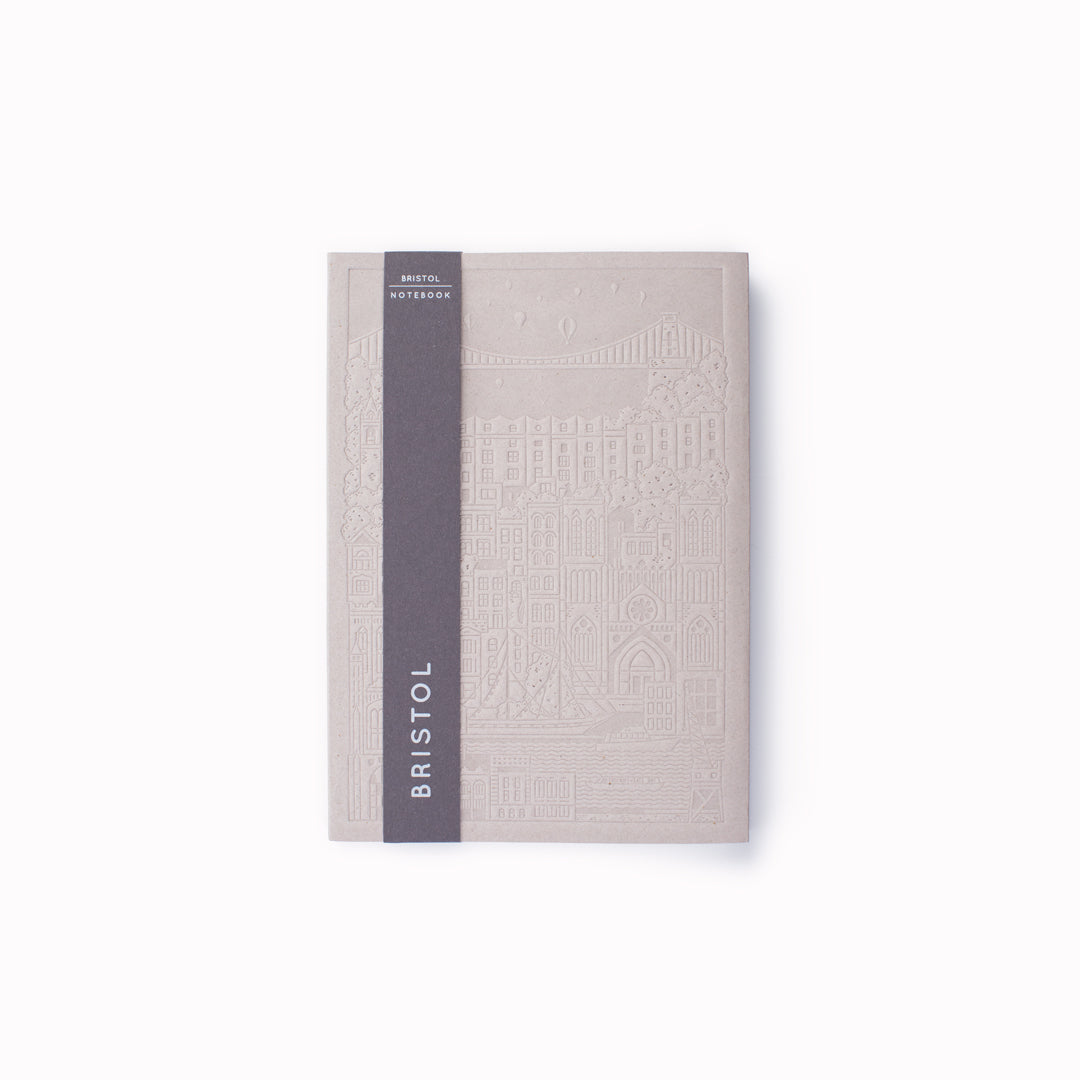 Plain paper Bristol notebook commissioned by USTUDIO from Austrian stationery brand, City Works.