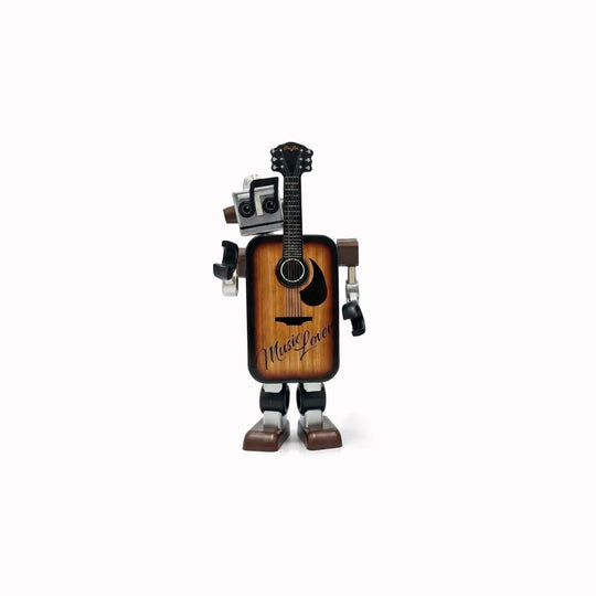 Tin-Bot is a unique collectible series of small aluminium storage tins that also have magnetic arms, legs and head that turn them into posable desktop robots.
