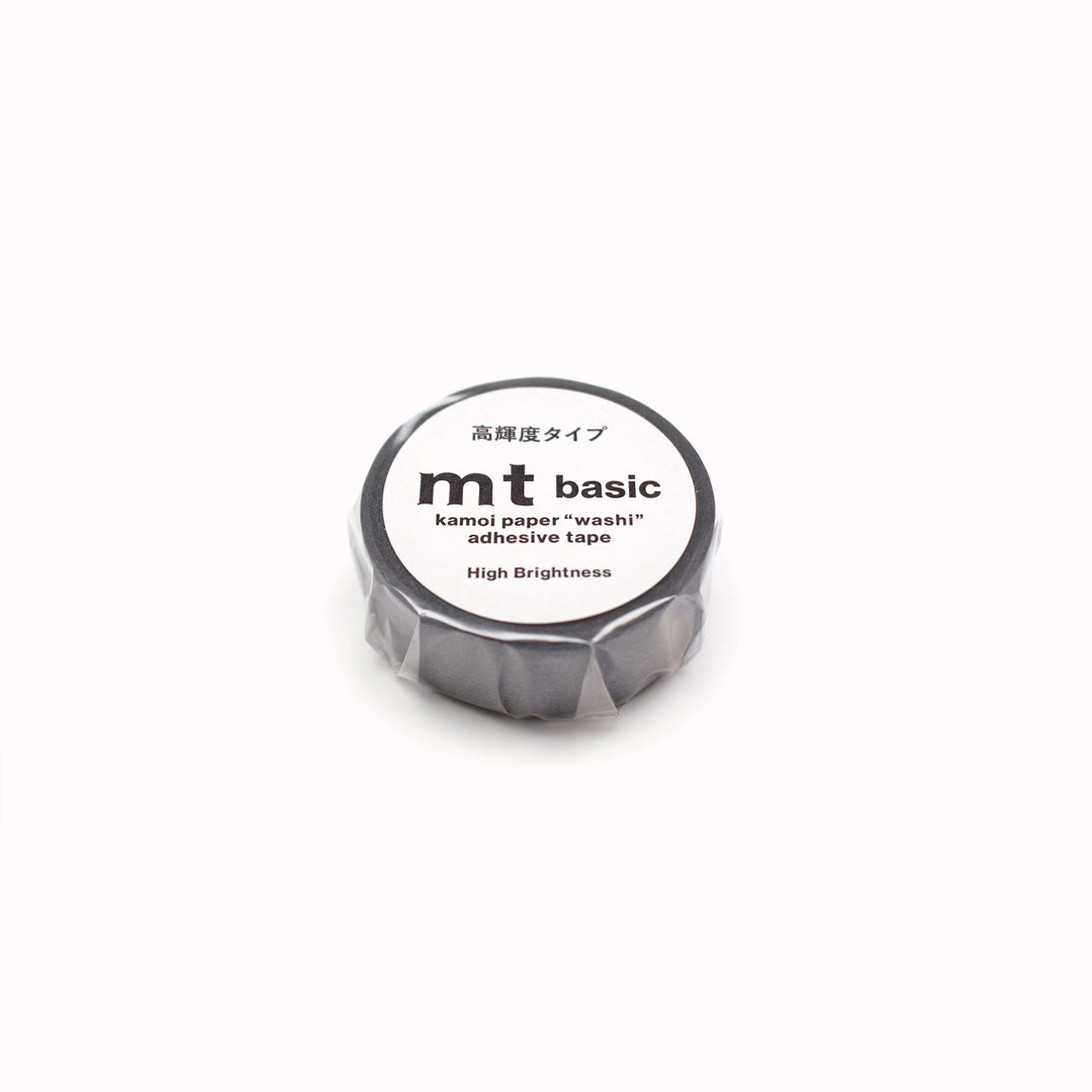Gun Metal Washi Tape from MT Tape is a versatile and decorative adhesive tape that can be used for various crafts and projects. It has a metallic silver colour that adds a touch of elegance and sophistication to any surface.