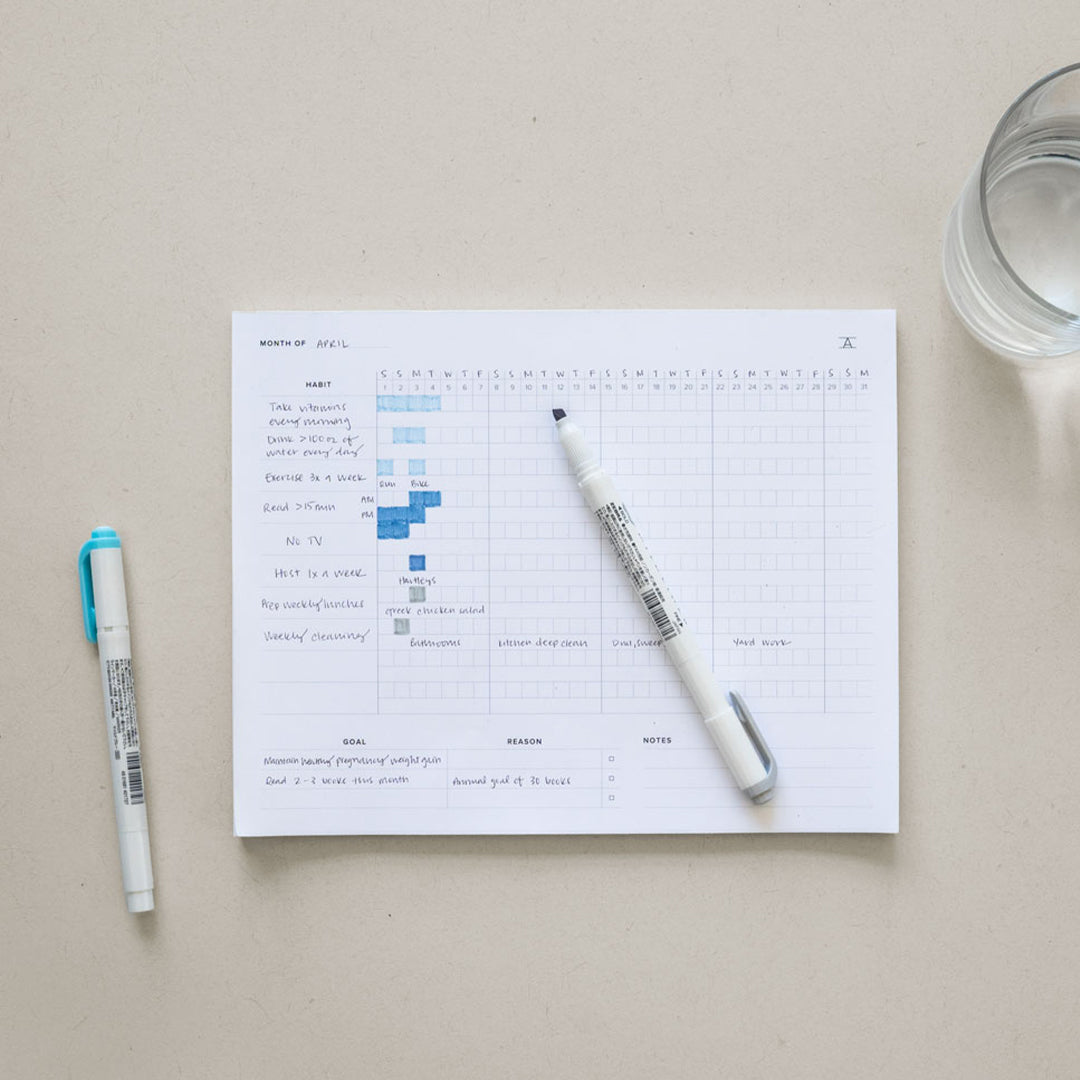 Habit Tracker Deskpad | A4