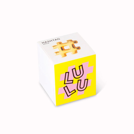 Hashtag - Stud Earring from Lulu Copenhagen  - Box