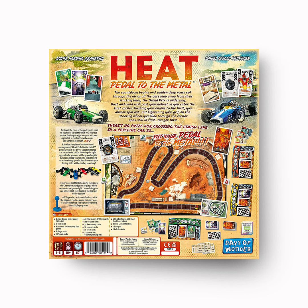 Heat: Pedal to the Metal | Racing Board Game